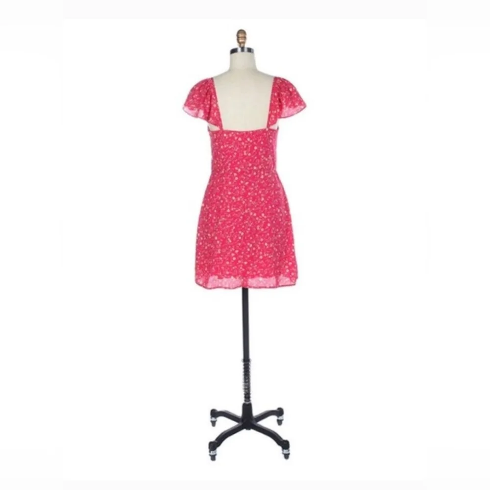 NWT! Summer Garden Party Club Boho Floral Women's Cottagecore Mini Dress Small